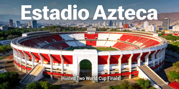 墨西哥城Azteca体育场历史性外观 - 曾举办两次世界杯决赛的传奇球场